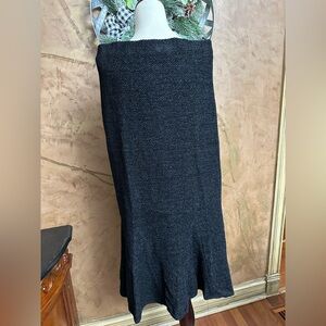 Elegant Black A-Line Women's Skirt